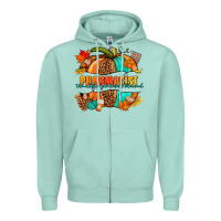 Seafoam Pharmacist pumpkin Zipper Hoodie - NancyCooperArtShop