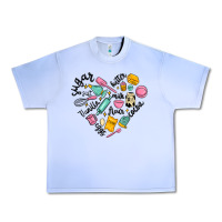 Grape Ice vanilla eggs sugar cocoa and kitchen heart Urban Heavy Tee - MaliasSmallBusiness