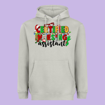 Certified Nursing Assistant Heavyweight Hoodie Designed By Cowgirlartshop