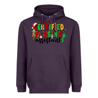 Plum certified nursing assistant Heavyweight Hoodie - CowGirlArtShop