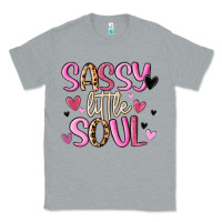 Heather Grey sassy little soul Classic Tee - MaliasSmallBusiness