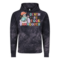 Cloud Black death by book hangover Vintage Hoodie - MaliasSmallBusiness
