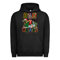 Pigment Black Rex The Halls Urban Hoodie - FaDigitalArtStudio