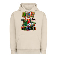 Pigment French Oak Rex The Halls Urban Hoodie - FaDigitalArtStudio