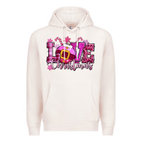 Pale Pink love christmas pink Premium Hoodie - CowGirlArtShop