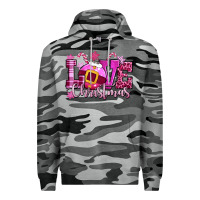 Slate Camo love christmas pink Premium Hoodie - CowGirlArtShop