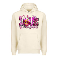 Tofu love christmas pink Premium Hoodie - CowGirlArtShop