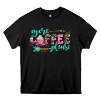 Black more coffee please Heavy Core Tee - AdoDesignShop