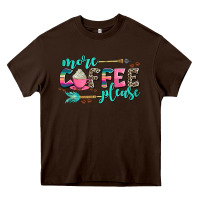 Chocolate Brown more coffee please Heavy Core Tee - AdoDesignShop