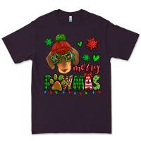 Plum merry pawmas christmas dachshund Premium Tee - Jasminsmagicworld