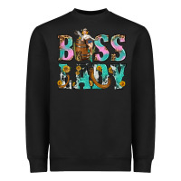 Black Boss Lady Heavyweight Sweatshirt - BundleAndBundleShop