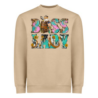 Mushroom Boss Lady Heavyweight Sweatshirt - BundleAndBundleShop