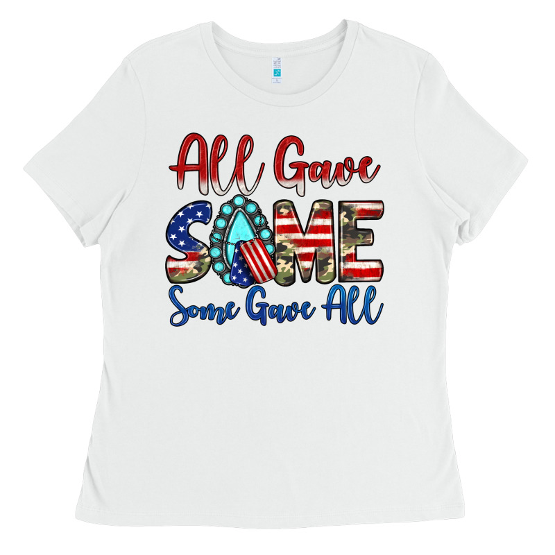 All Gave Some Some Gave All Ladies Tee by JahusDesignShop | Teevron