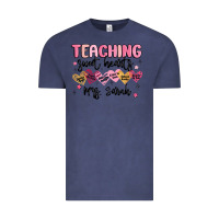 Vintage Denim teaching sweet hearts Vintage Tee - MaliasSmallBusiness