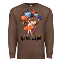 Chestnut Be the light Premium Sweatshirt - CowGirlArtShop