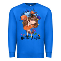 True Royal Be the light Premium Sweatshirt - CowGirlArtShop