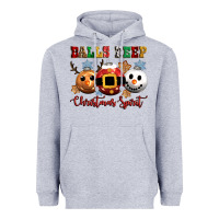 Heather Grey balls deep christmas spirit Heavyweight Hoodie - CowGirlArtShop