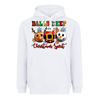 White balls deep christmas spirit Heavyweight Hoodie - CowGirlArtShop
