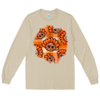 Mushroom Thanksgiving Turkey With Tartan Patch Long Sleeve Tee - BundleAndBundleShop