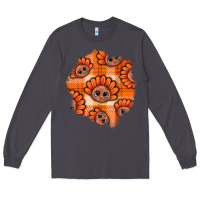 Smoke Thanksgiving Turkey With Tartan Patch Long Sleeve Tee - BundleAndBundleShop