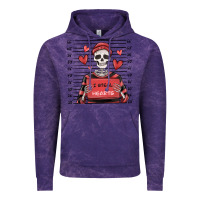 Cloud Purple i steal hearts skeleton valentine's day Vintage Hoodie - MaliasSmallBusiness