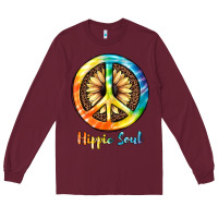 Burgundy Hippie  Soul Long Sleeve Tee - JahusDesignShop