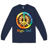 Navy Hippie  Soul Long Sleeve Tee - JahusDesignShop