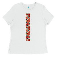 White Halloween Key Fob Ladies Tee - BundleAndBundleShop