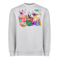 School Girl Coffee Cup Bbs Heavyweight Sweatshirt | Teevron