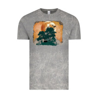 Cloud Rock wilderness leopard Vintage Tee - MaliasSmallBusiness
