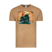 Vintage Camel wilderness leopard Vintage Tee - MaliasSmallBusiness