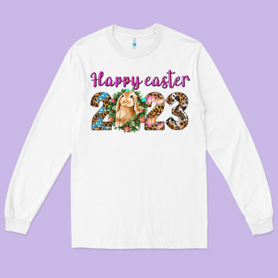 Happy Easter 2023 Long Sleeve Tee Designed By Bundleandbundleshop