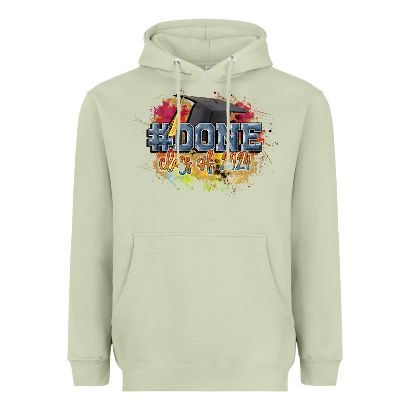 #done Class Of 2024 Heavyweight Hoodie by CowGirlArtShop | Teevron