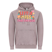 Vintage Zinc little miss threenager Vintage Hoodie - MaliasSmallBusiness