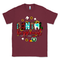Burgundy Christmas dental hygienist Classic Tee - JahusDesignShop