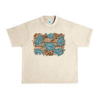 Sandshell gemstone wood leopard background Urban Heavy Tee - AdoDesignShop
