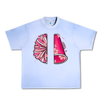 Grape Ice custom name cheerleader with megaphone Urban Heavy Tee - MaliasSmallBusiness