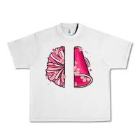 Lunar Rock custom name cheerleader with megaphone Urban Heavy Tee - MaliasSmallBusiness