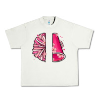Pistachio custom name cheerleader with megaphone Urban Heavy Tee - MaliasSmallBusiness