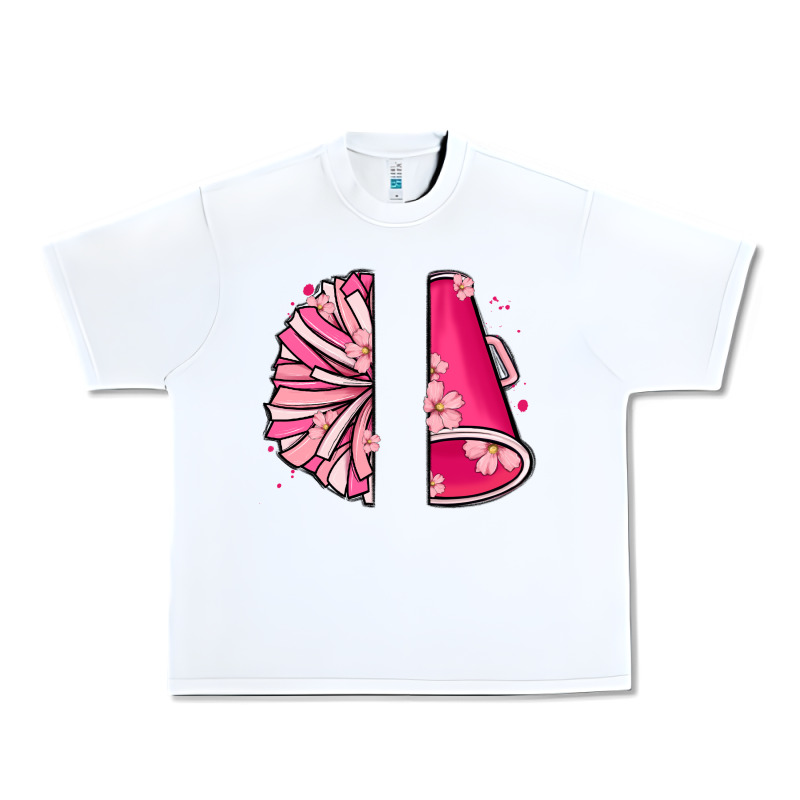 Custom Name Cheerleader With Megaphone Urban Heavy Tee by MaliasSmallBusiness | Teevron