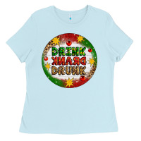 Baby Blue Drink Drank Drunk Ladies Tee - Artiststas