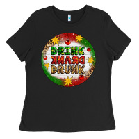 Black Drink Drank Drunk Ladies Tee - Artiststas