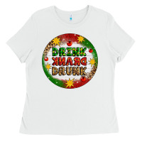 White Drink Drank Drunk Ladies Tee - Artiststas