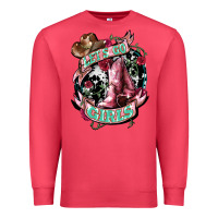 Cardinal Let's go Girl's Cowboy boots Premium Sweatshirt - HowdyJamesFarm
