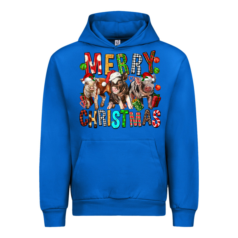 Merry Christmas Pigs Urban Hoodie by FaDigitalArtStudio | Teevron