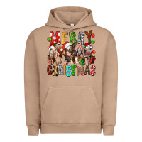 Pigment Burro Merry christmas pigs Urban Hoodie - FaDigitalArtStudio
