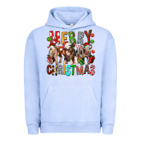 Pigment Grape Ice Merry christmas pigs Urban Hoodie - FaDigitalArtStudio
