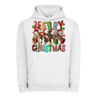 Pigment Lunar Rock Merry christmas pigs Urban Hoodie - FaDigitalArtStudio
