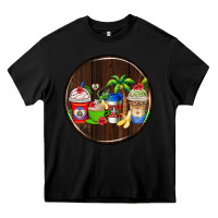 Black dominican republic coasters Heavy Core Tee - AdoDesignShop