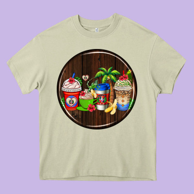Dominican Republic Coasters Heavy Core Tee Designed By Adodesignshop